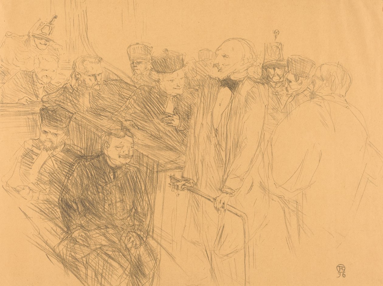 Ribot Deposition, 1896 von Henri de Toulouse Lautrec