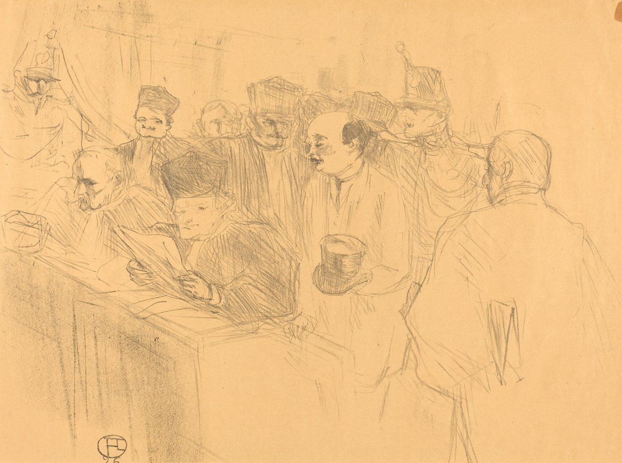 Soudais Deposition, 1896 von Henri de Toulouse Lautrec