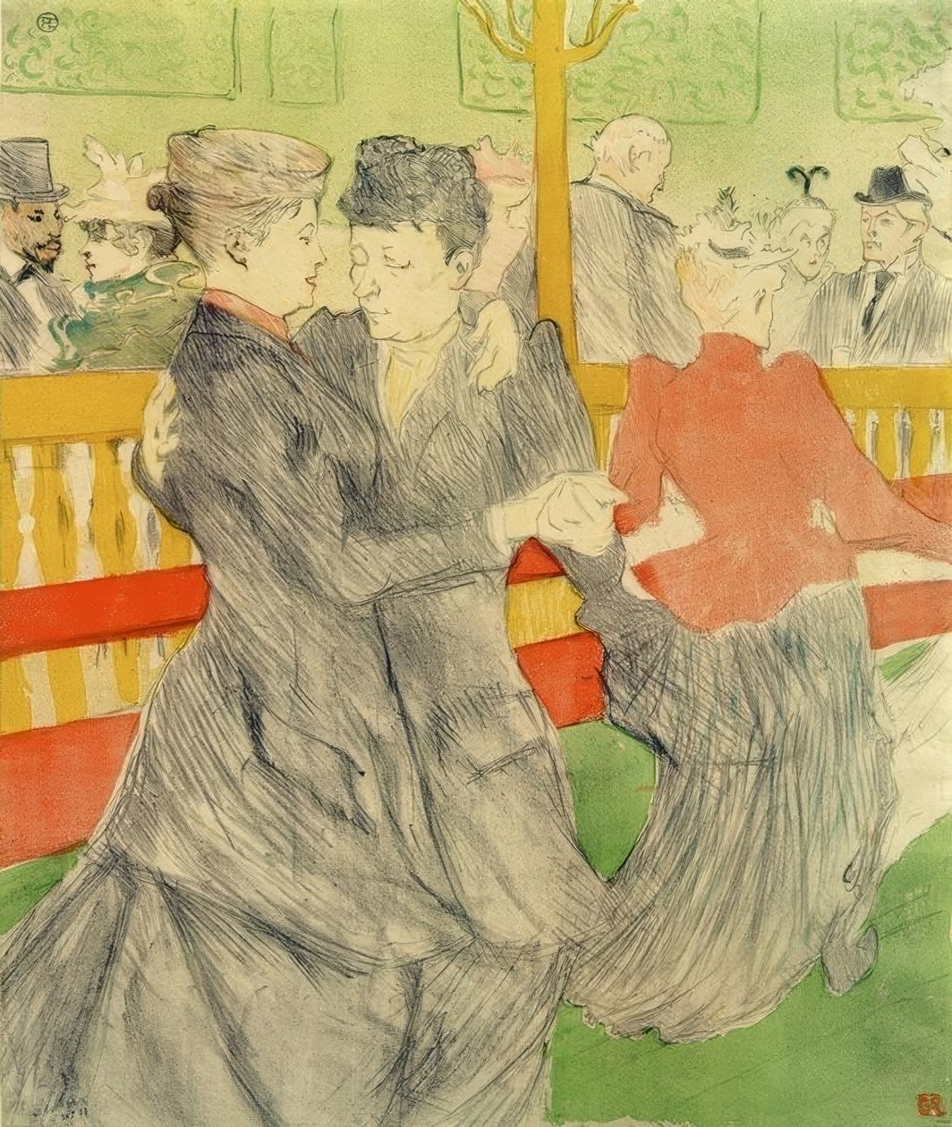 Tanz im Moulin Rouge von Henri de Toulouse Lautrec