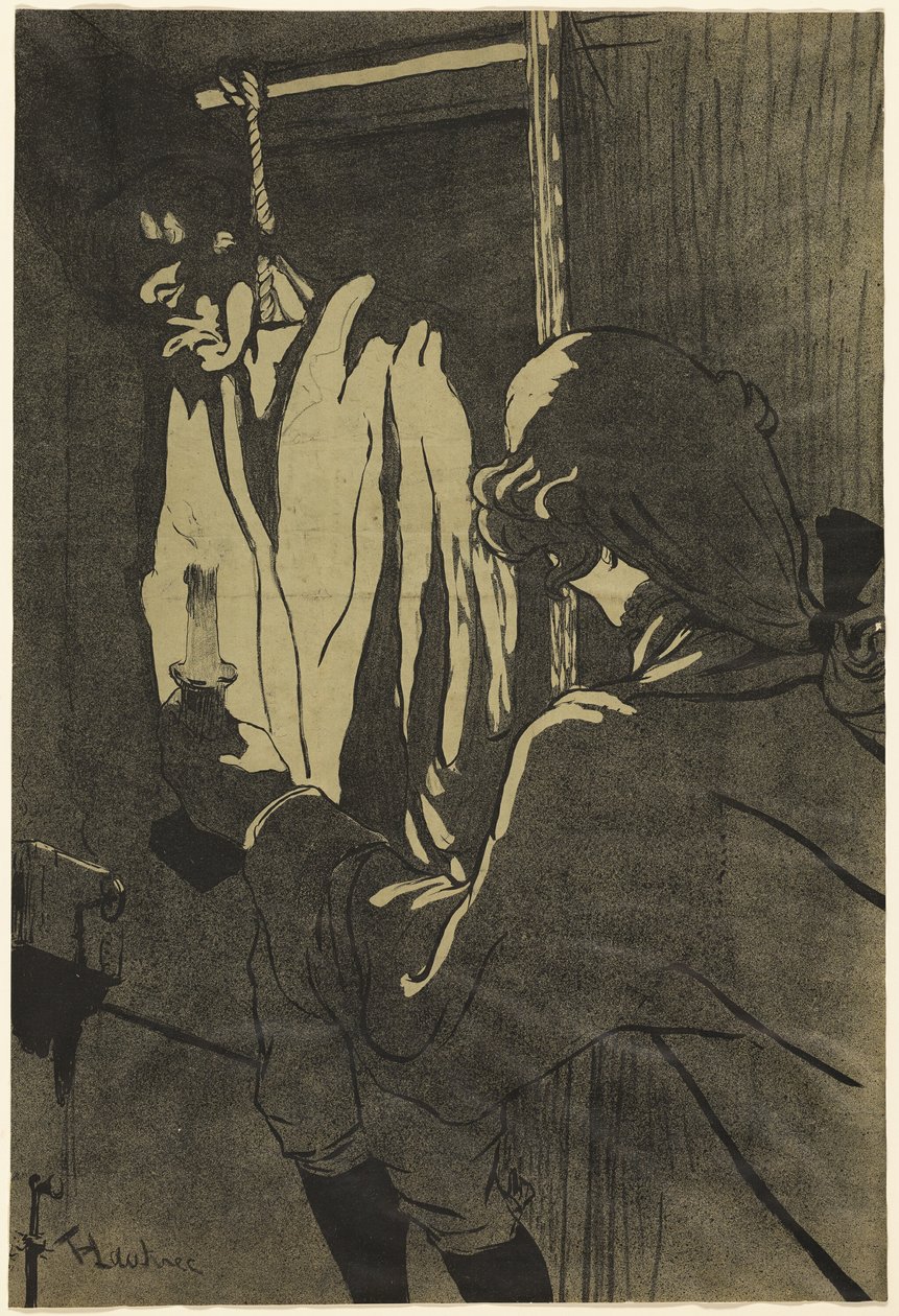 Der Gehängte von Henri de Toulouse Lautrec
