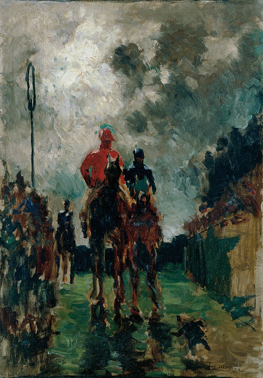 Die Jockeys von Henri de Toulouse Lautrec