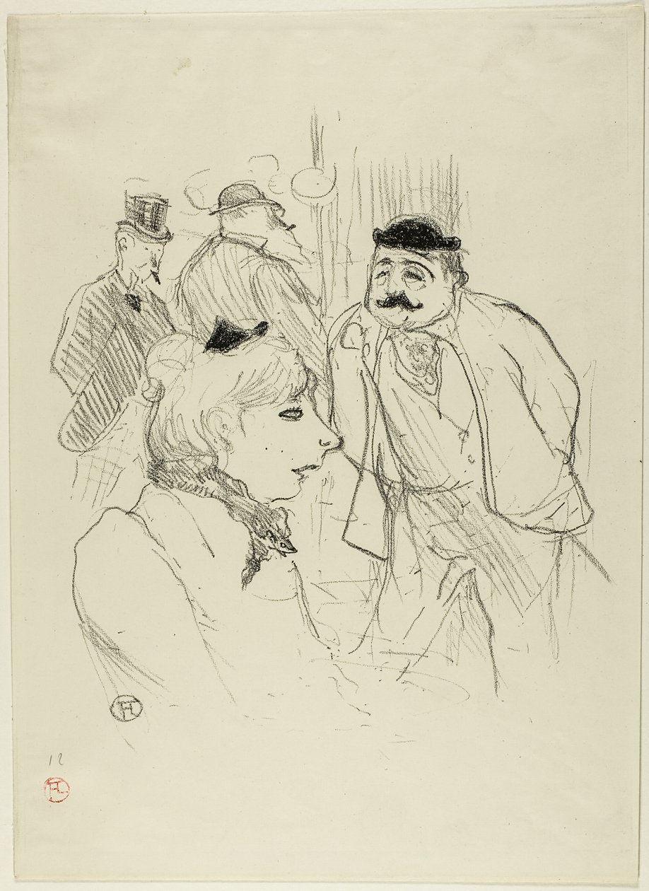 Der Stiel—Moulin Rouge von Henri de Toulouse Lautrec