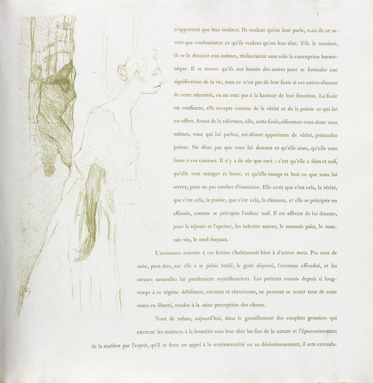 Yvette Guilbert - Französische Serie: Nr. 11 von Henri de Toulouse Lautrec