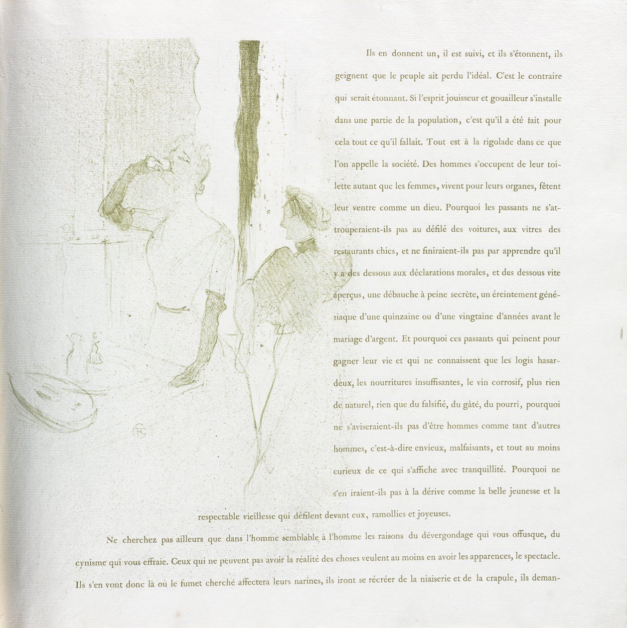 Yvette Guilbert - Französische Serie: Nr. 14 von Henri de Toulouse Lautrec