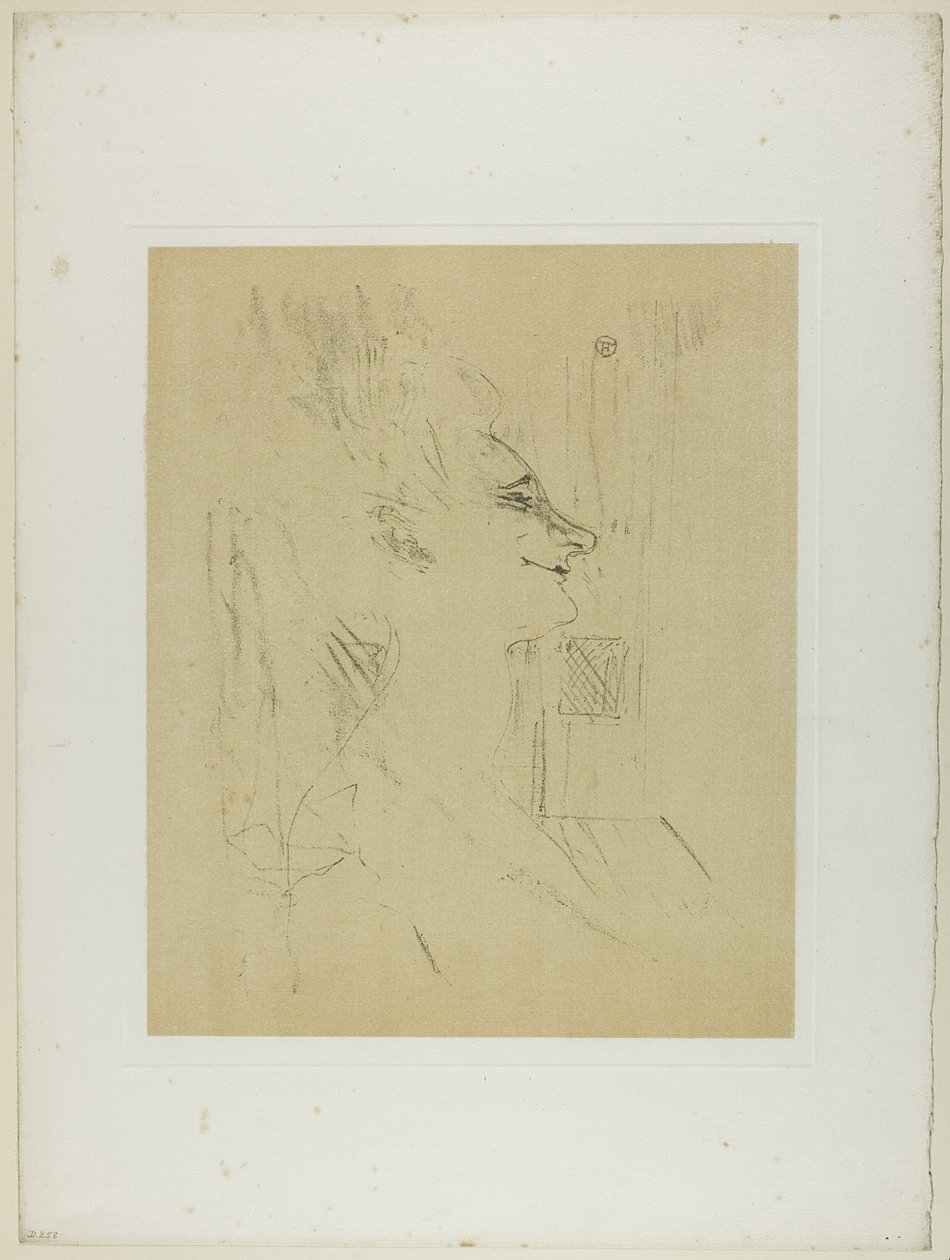 Yvette Guilbert—Soûlarde, von Yvette Guilbert von Henri de Toulouse Lautrec