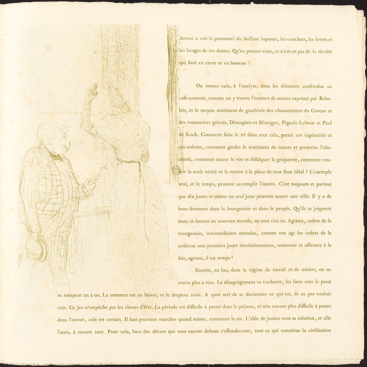 Yvette Guilbert von Henri de Toulouse Lautrec