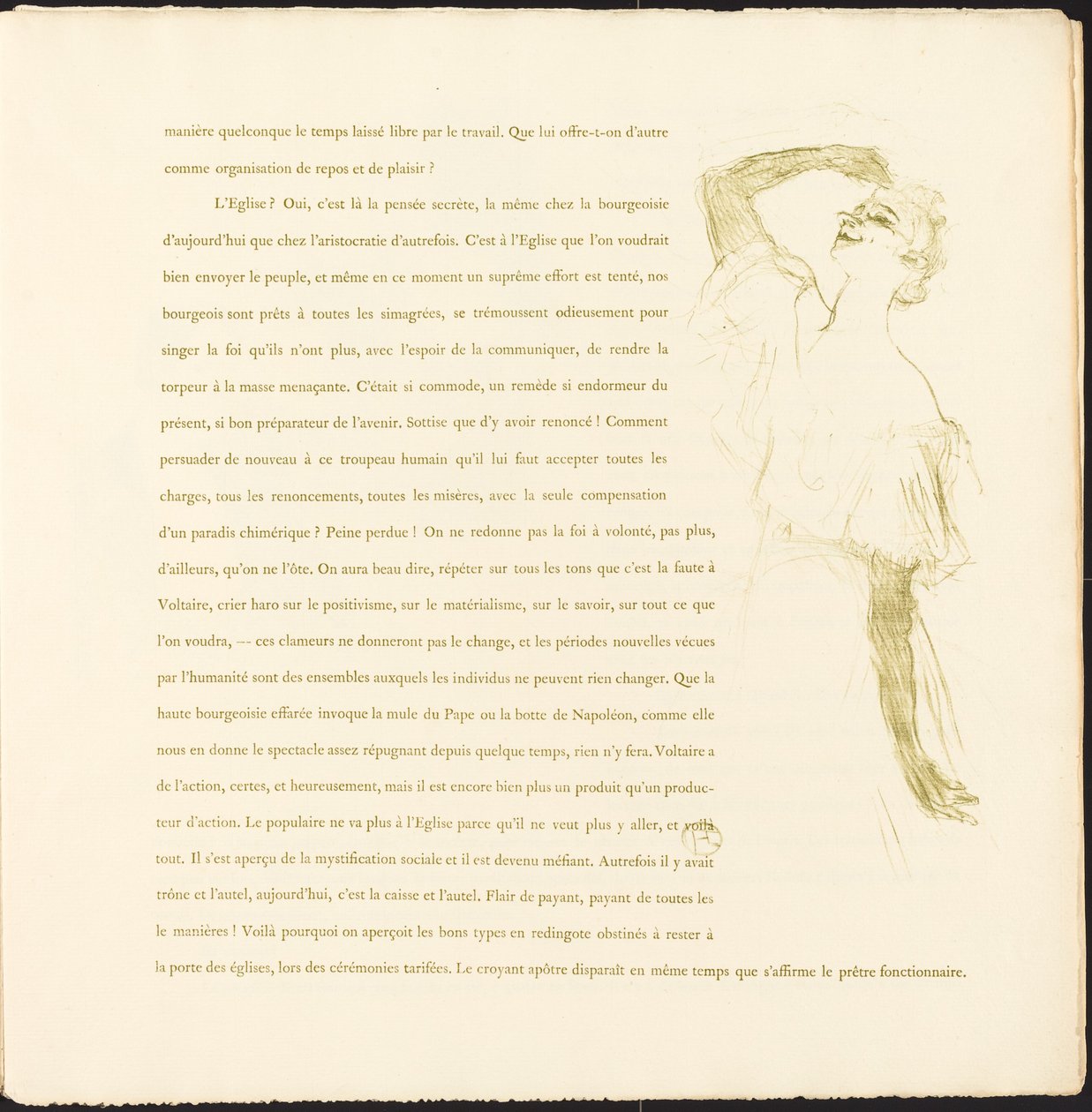 Yvette Guilbert von Henri de Toulouse Lautrec