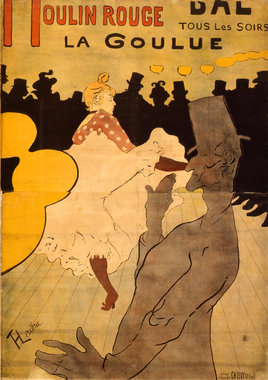 Moulin Rouge: La Goulue von Henri de Toulouse Lautrec