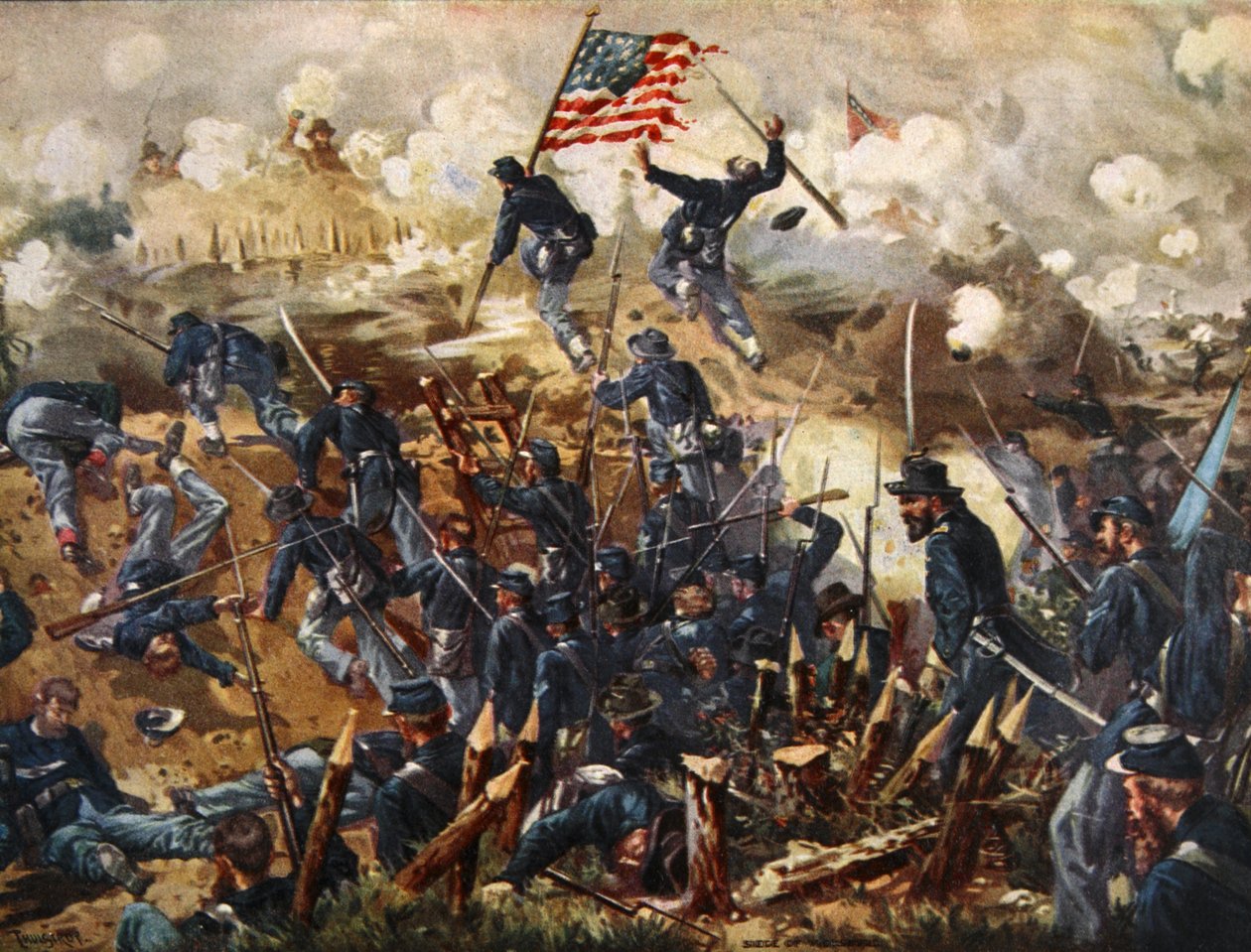 Die Belagerung von Vicksburg, 18. Mai - 4. Juli 1863 von Henry Alexander Ogden
