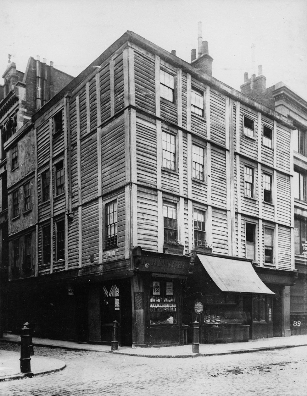 Ecke von Fore Street und Milton Street, ca. 1884 von Henry Dixon