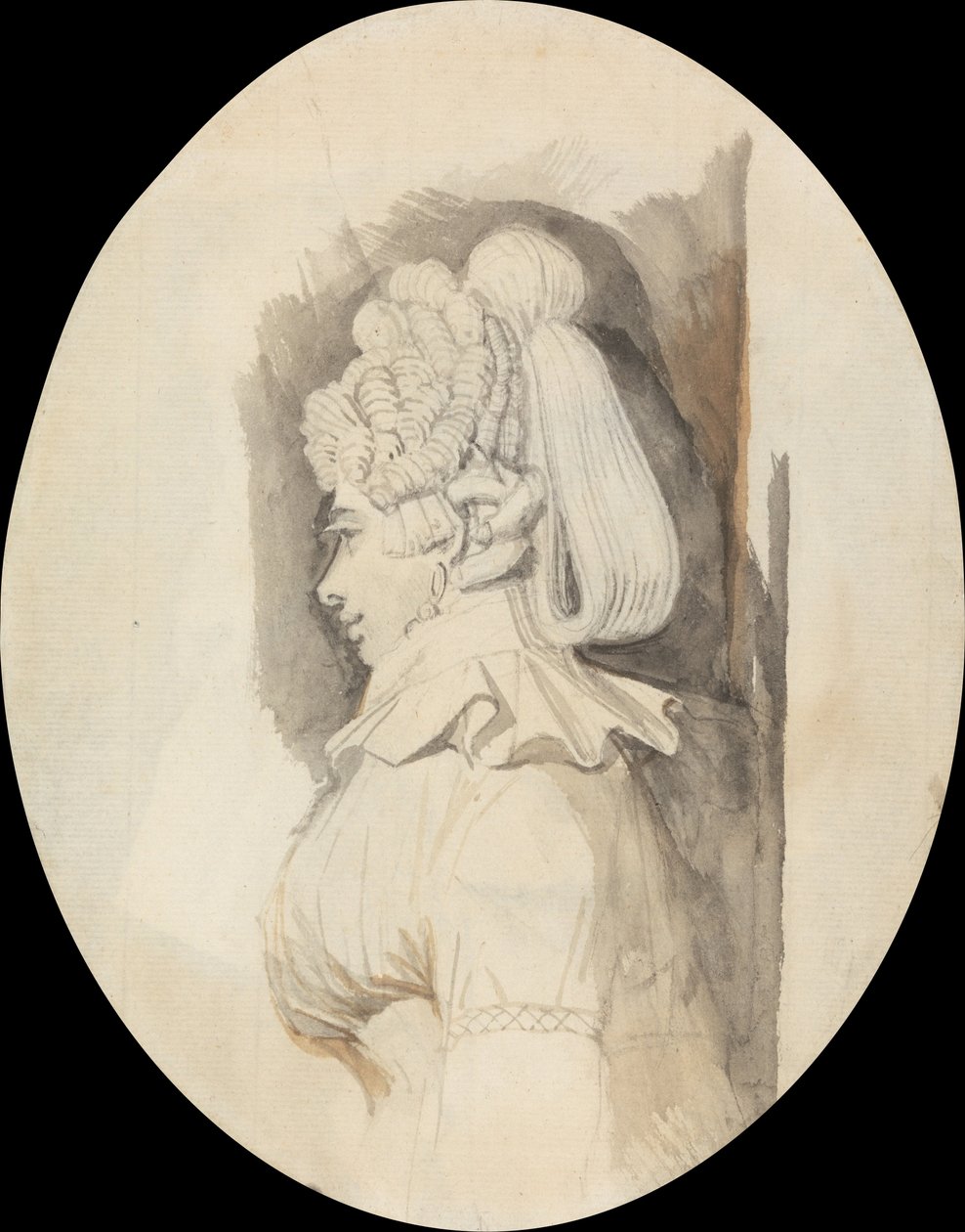 Studie einer Dame von Johann Heinrich Füssli