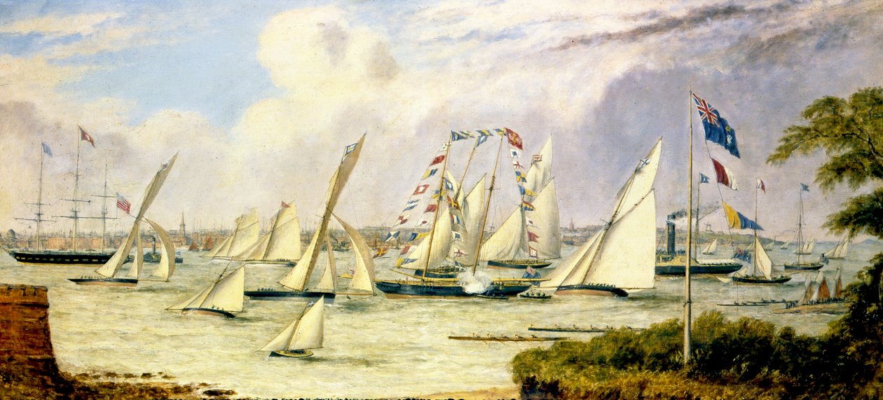 Die große Regatta des Royal Mersey Yacht Club von Henry Melling
