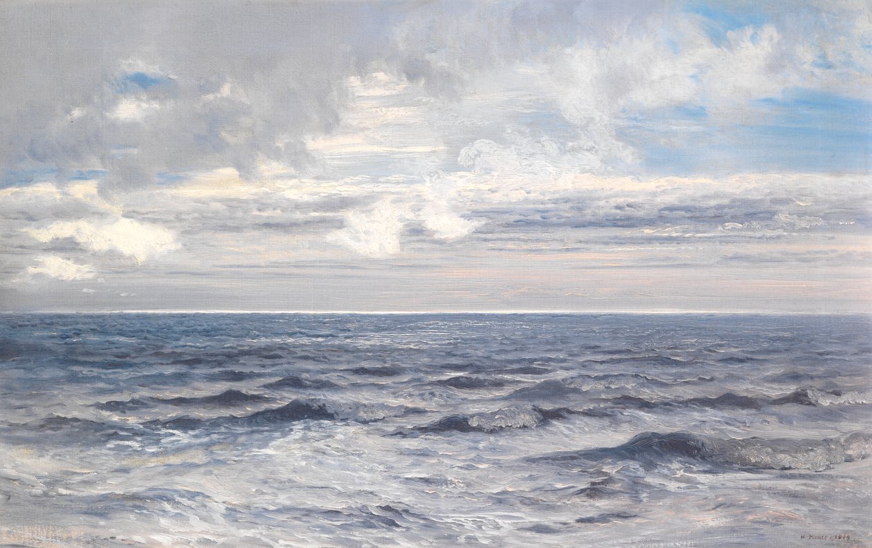 Silbernes Meer, 1869 von Henry Moore