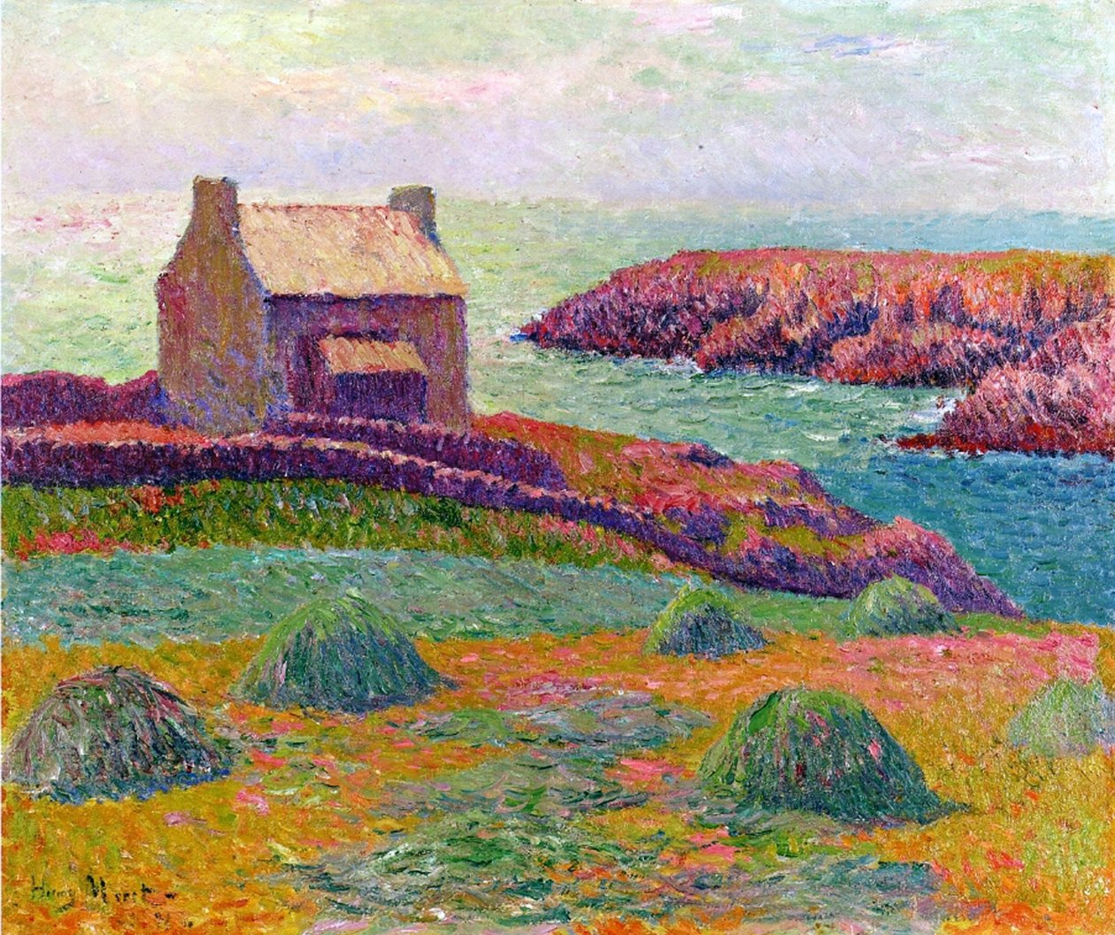 Ein Cottage in der Bretagne, 1898 von Henry Moret