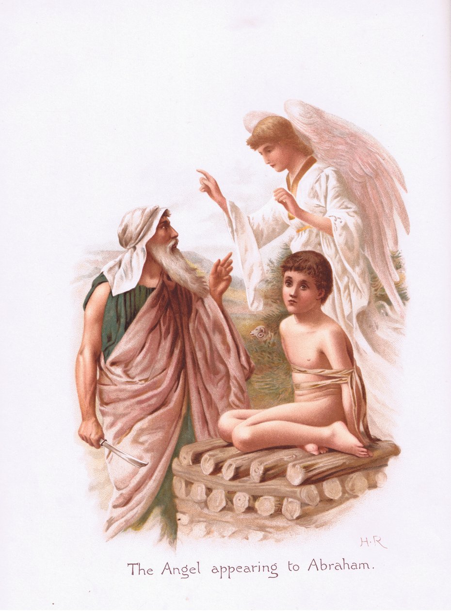 Der Engel erscheint Abraham von Henry Ryland