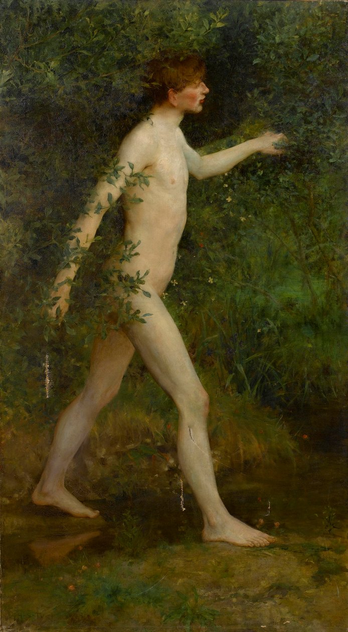 Ein Waldsee von Henry Scott Tuke