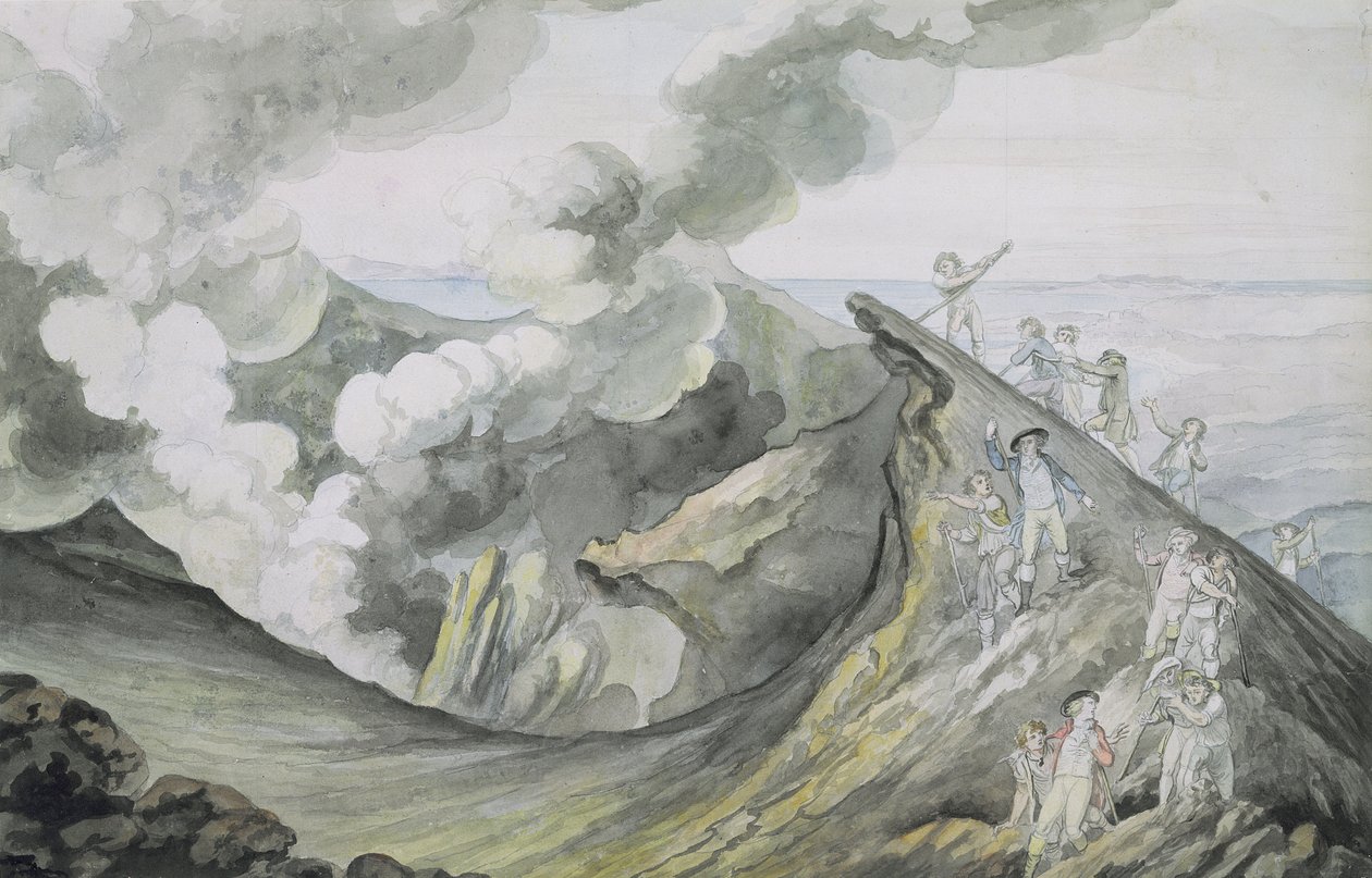 Der Aufstieg des Vesuvs, 1785-91 von Henry Tresham