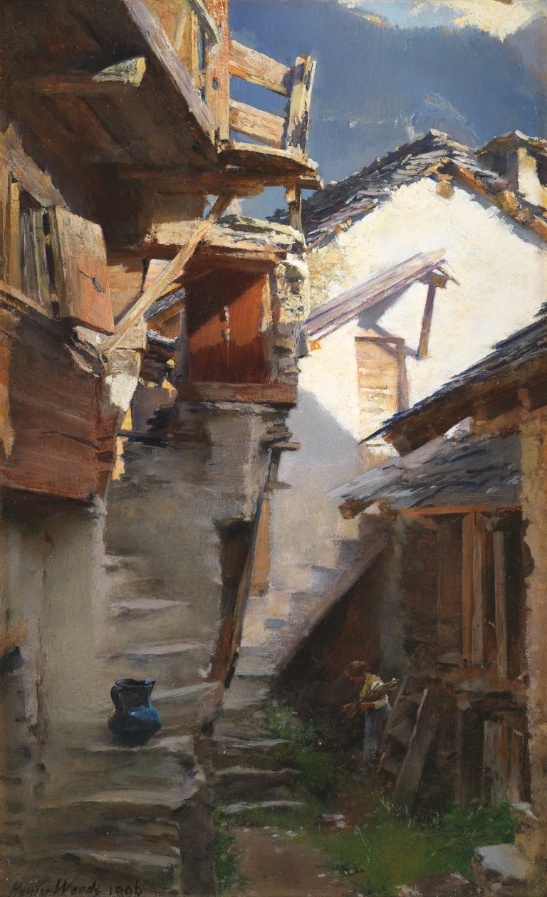 Im Rhonetal, 1896 von Henry Woods