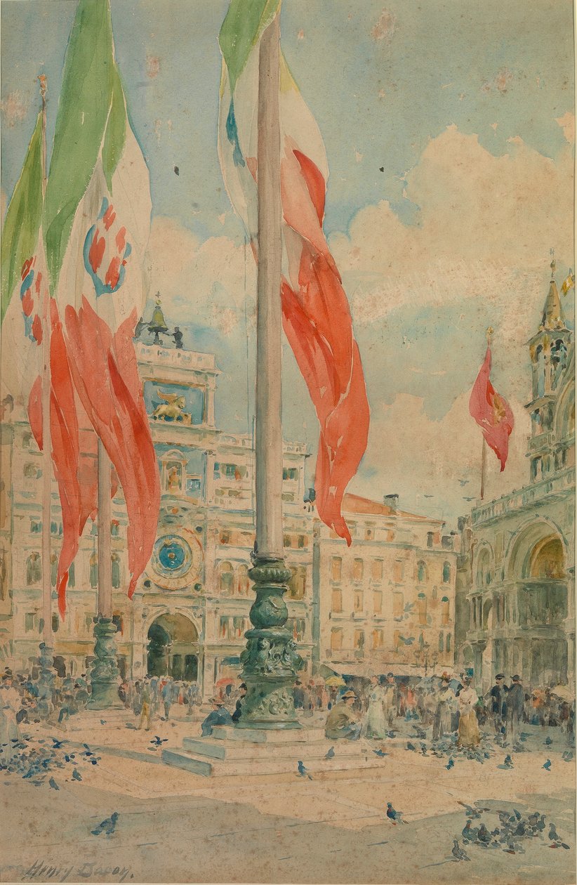 Piazza San Marco von Henry Bacon