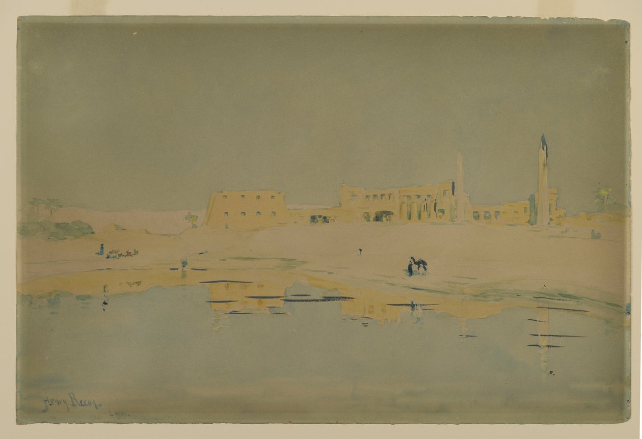 Ruinen von Luxor von Henry Bacon