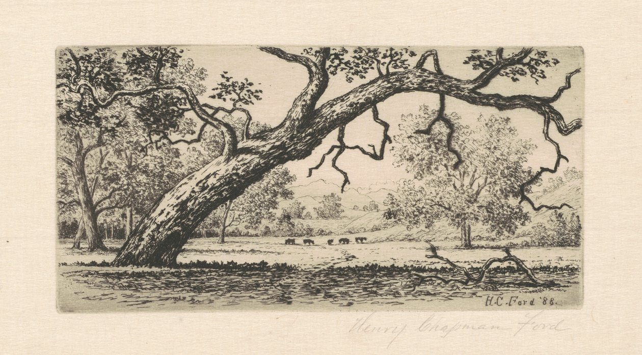 Kalifornische Landschaft von Henry Chapman Ford