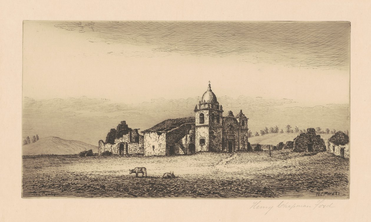 Mission San Carlos Borromeo von Henry Chapman Ford