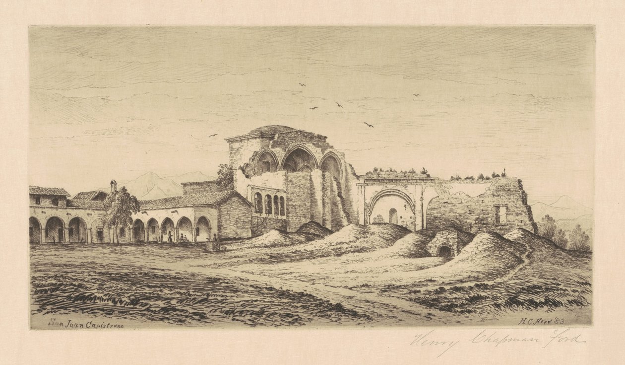 Mission San Juan Capistrano, 1883 von Henry Chapman Ford