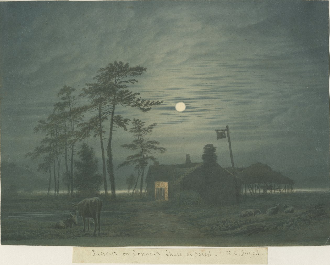 Cannock Chase: Gemälde von Henry Curzon Allport