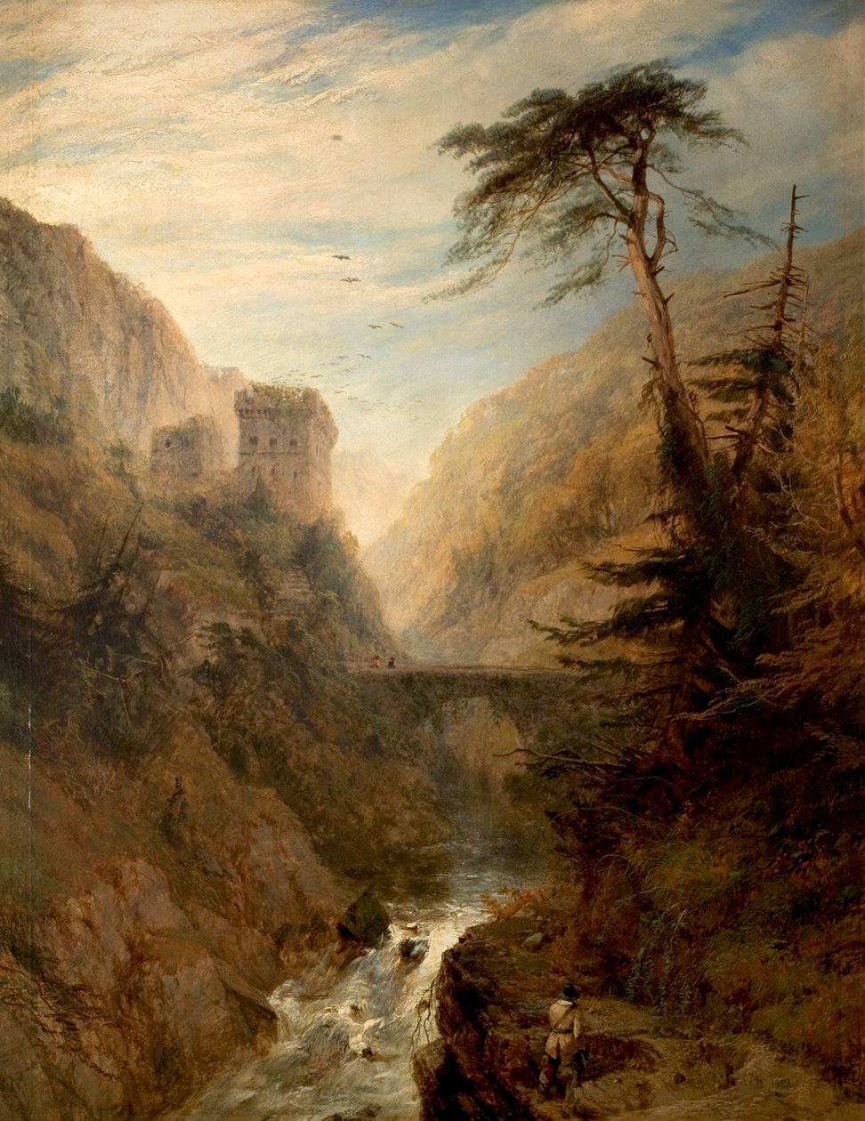 Ein Tal in Derbyshire von Henry Dawson