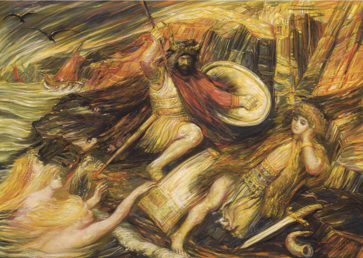 Siegfrieds Tod von Henry De Groux