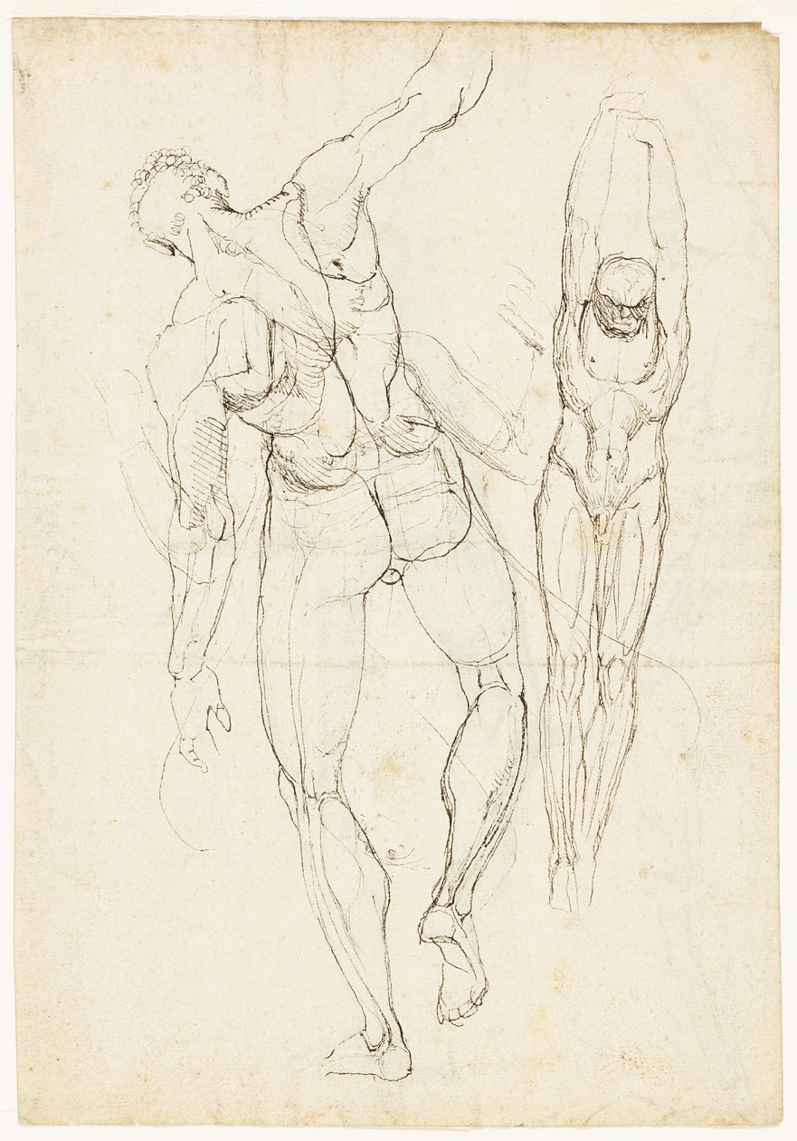 Figurenstudien (recto und verso) von Johann Heinrich Füssli