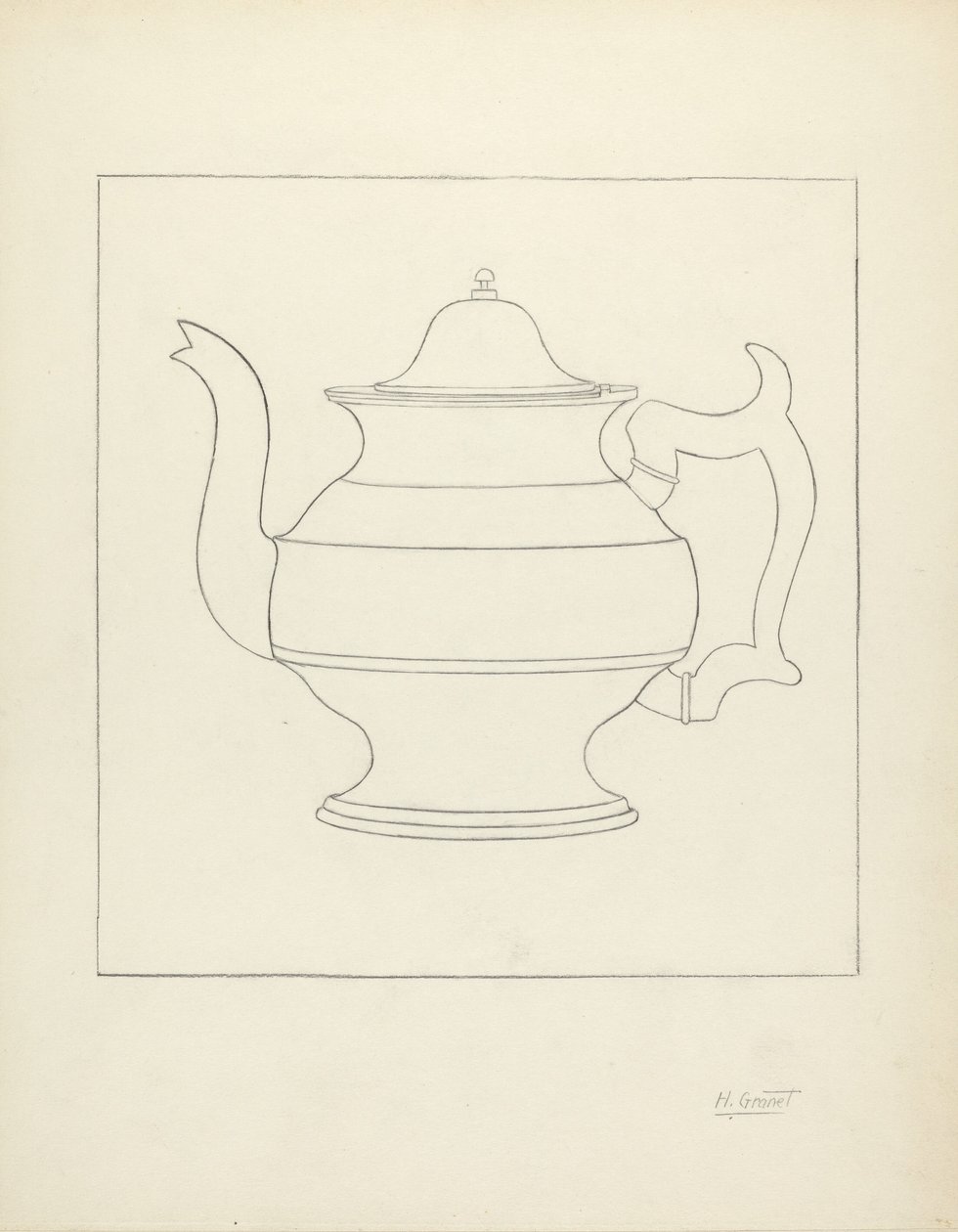 Zinnkrug von Henry Granet