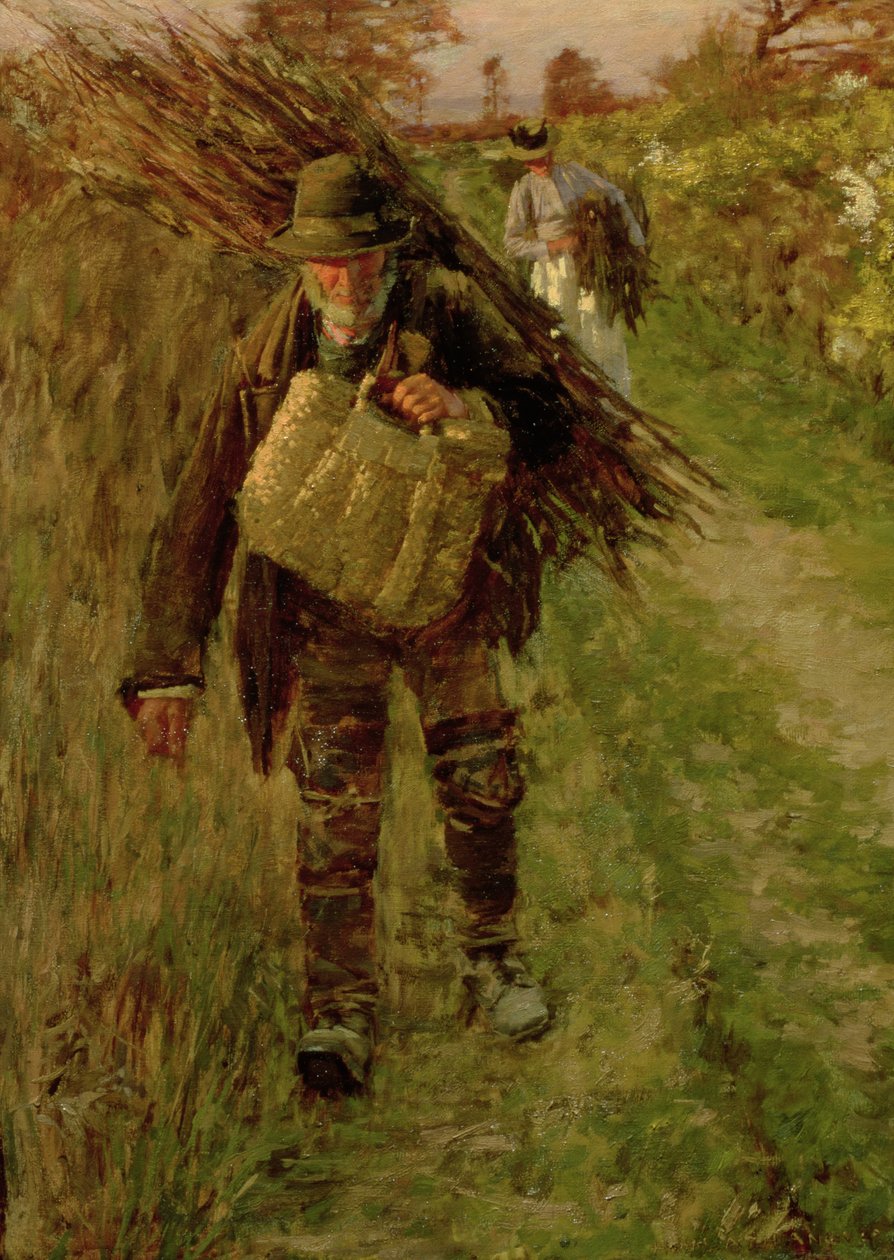 Der Holzfäller, 1894 von Henry Herbert La Thangue