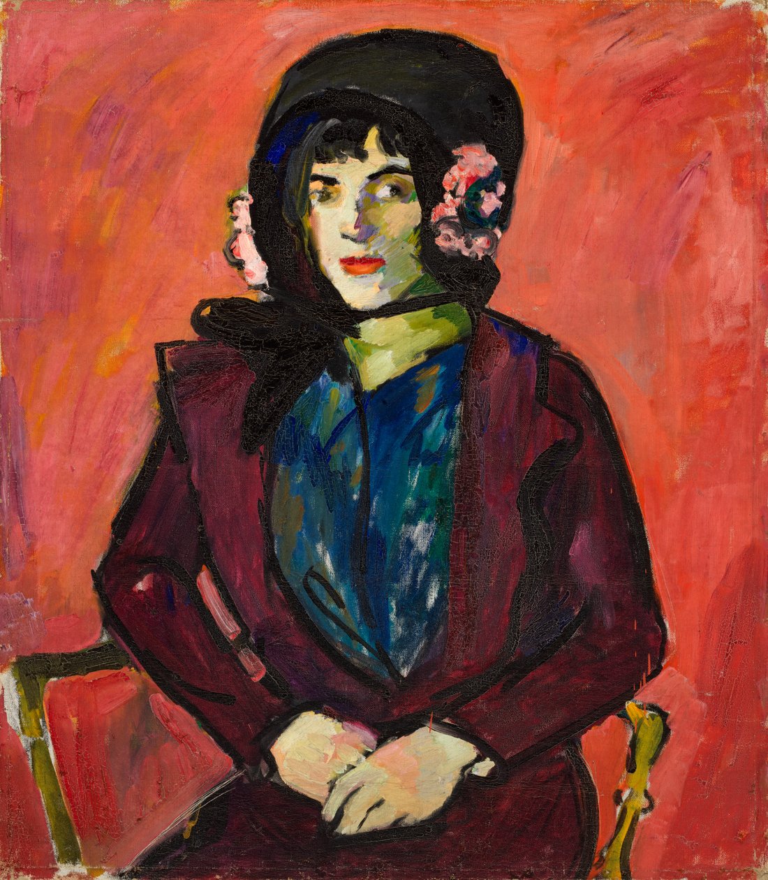 Porträt eines Mädchens, 1909-1914 von Henry Lyman Saÿen