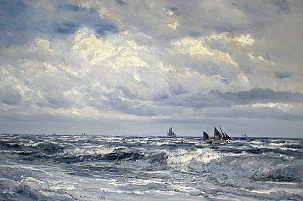Blick aufs Meer von Henry Moore