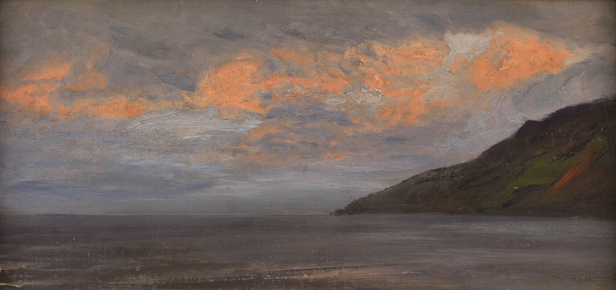Sonnenuntergang an der Küste von Henry Moore