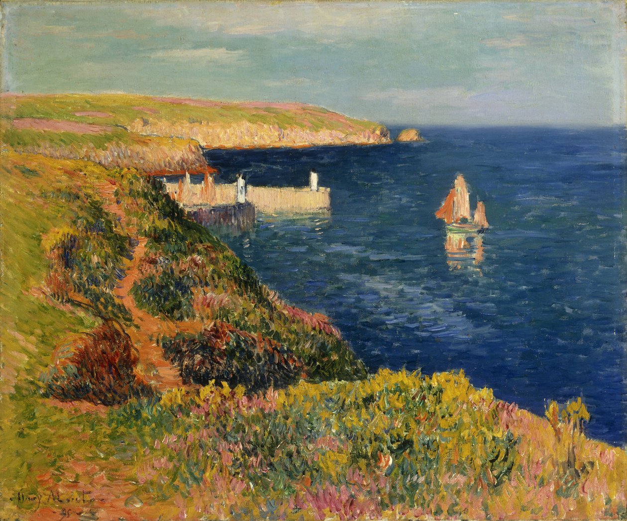 Port-Eudy, Ile-de-Groix von Henry Moret