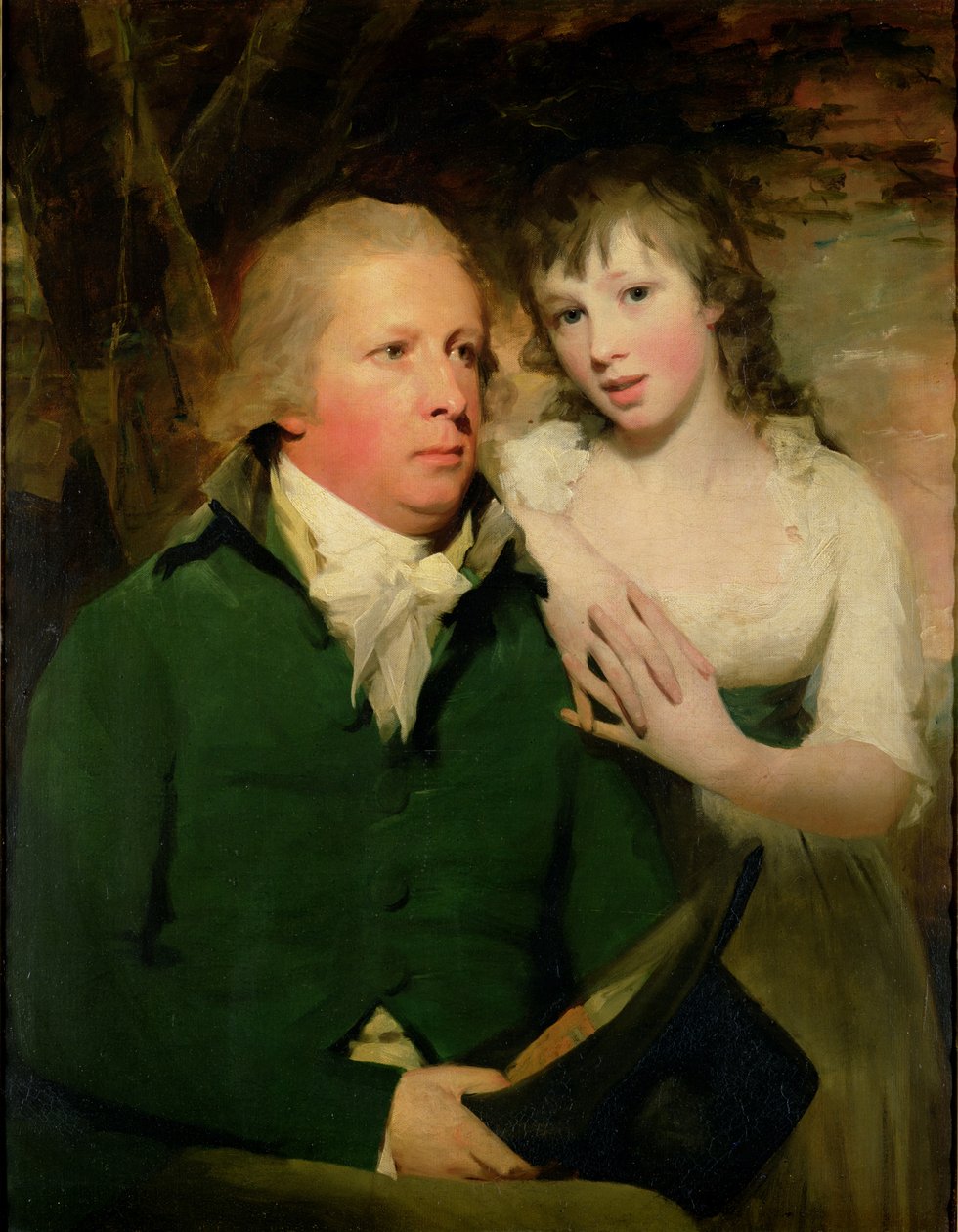 Sir Alexander Don mit seiner Tochter Elizabeth von Henry Raeburn