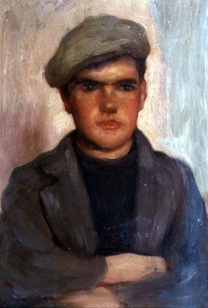 Junge mit Mütze von Henry Scott Tuke