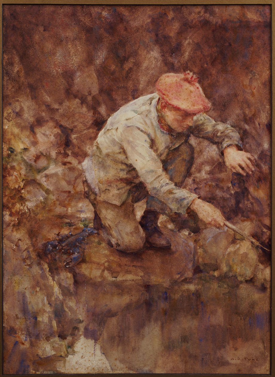 Hummer fangen von Henry Scott Tuke