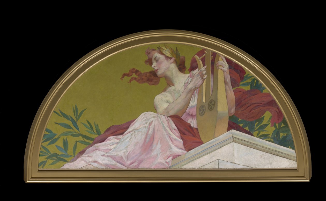Muse der Lyrischen Poesie, 1893 von Henry Siddons Mowbray