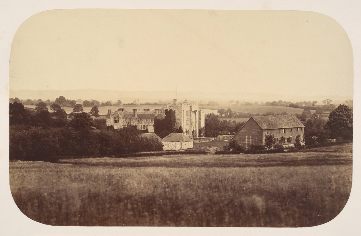 Hever Castle, Kent, 1857 von Henry Thomas Wood