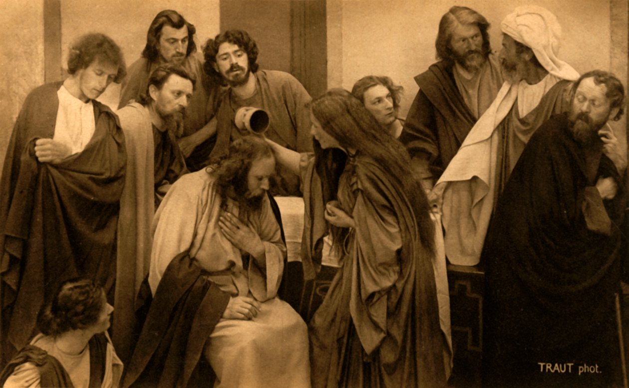 Die Salbung, 1922 von Henry Traut