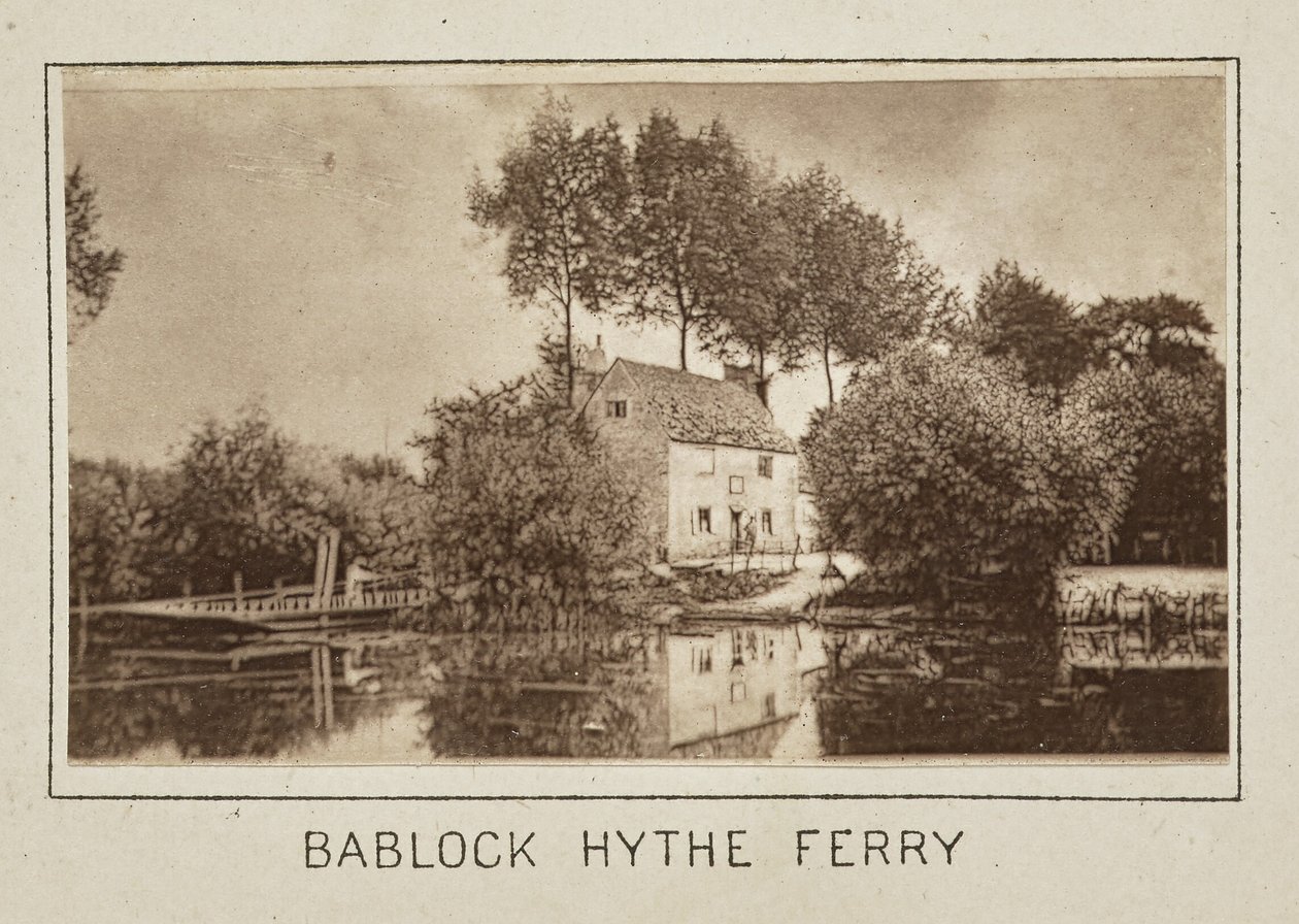 Bablock Hythe Fähre von Henry W. Taunt