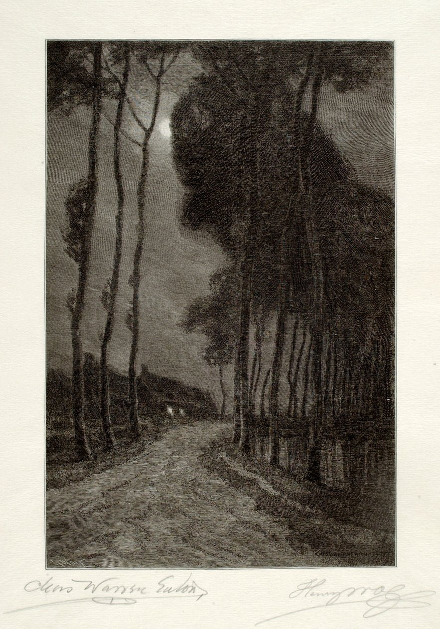 Mondschein in Holland von Henry Wolf