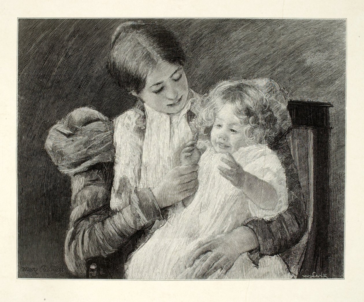 Mutter und Kind von Henry Wolf