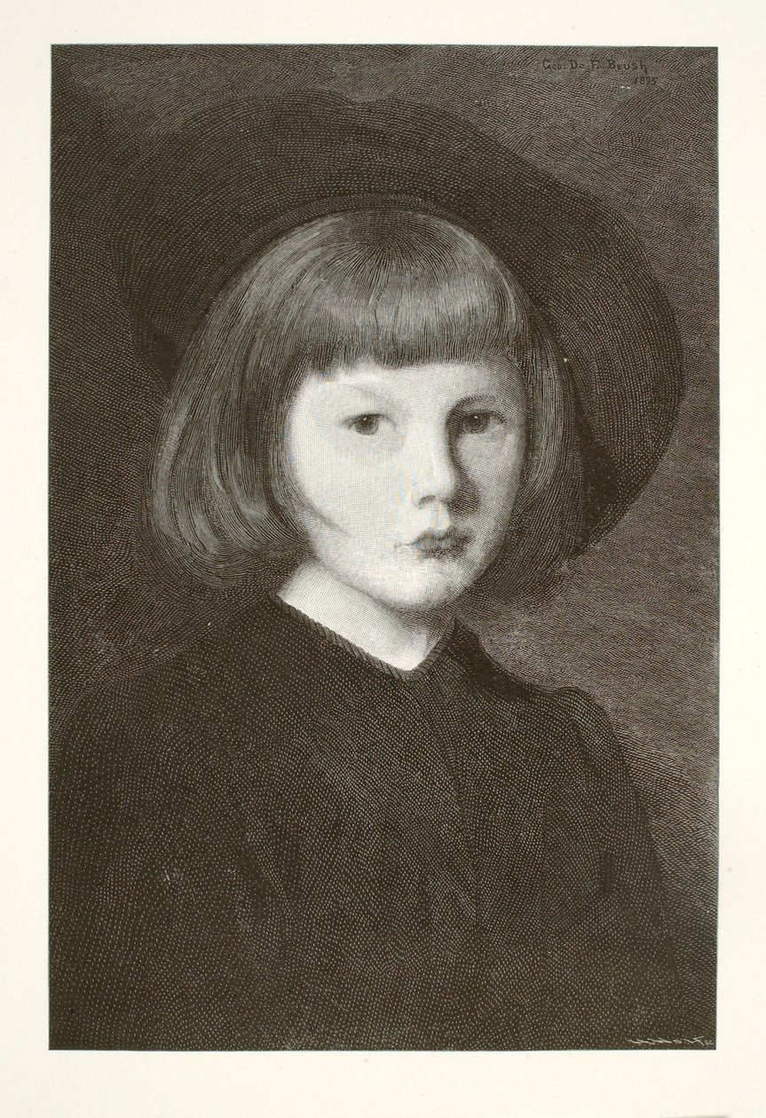 Porträt des Künstlersohns Jerome von Henry Wolf