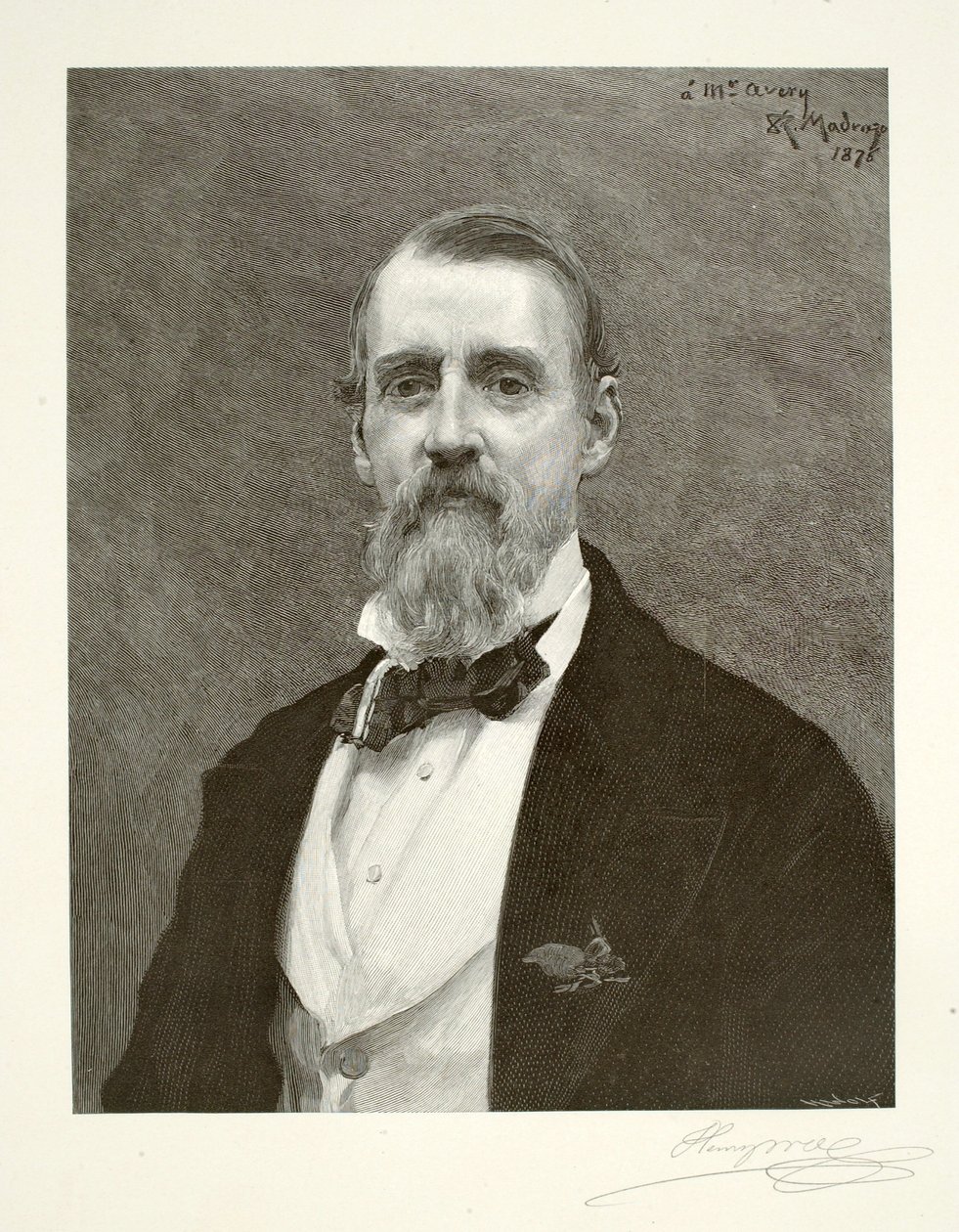 Samuel Putnam Avery von Henry Wolf