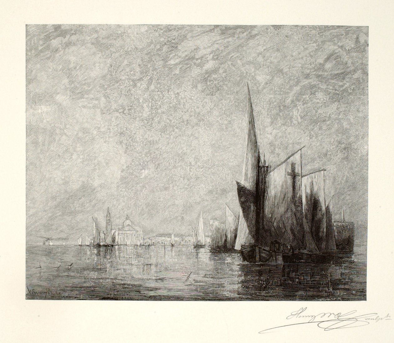 San Giorgio, Venedig von Henry Wolf