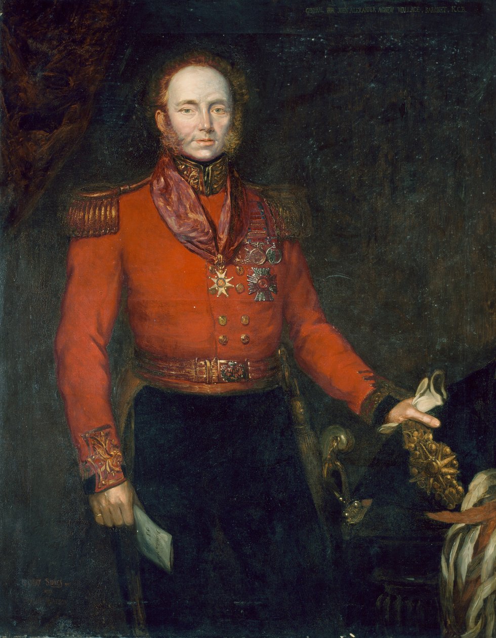 Generalmajor John Alexander Dunlop Agnew Wallace (ca. 1775-1857) 1835 von Herbert Sidney